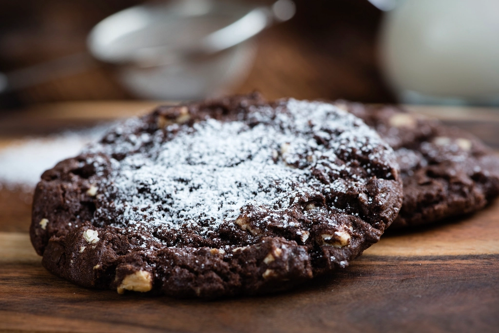 Homemade chocolate cookies